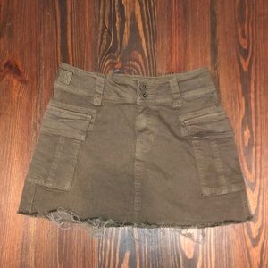 Army Green Skirt
